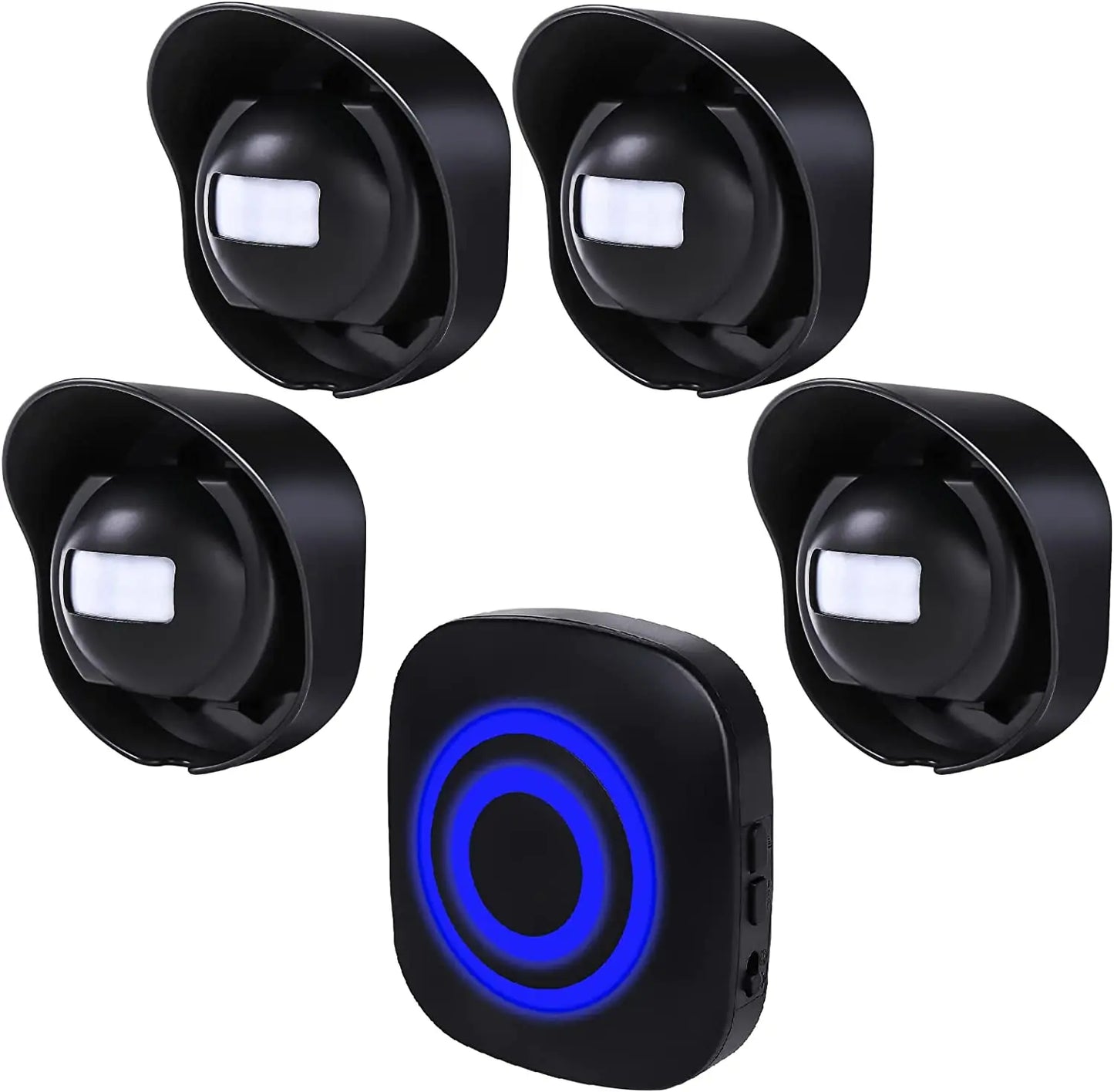 656ft Motion Sensor Outdoor Home Security Wireless Home Security Driveway Alarm,Wireless Driveway Alarm Doorbell