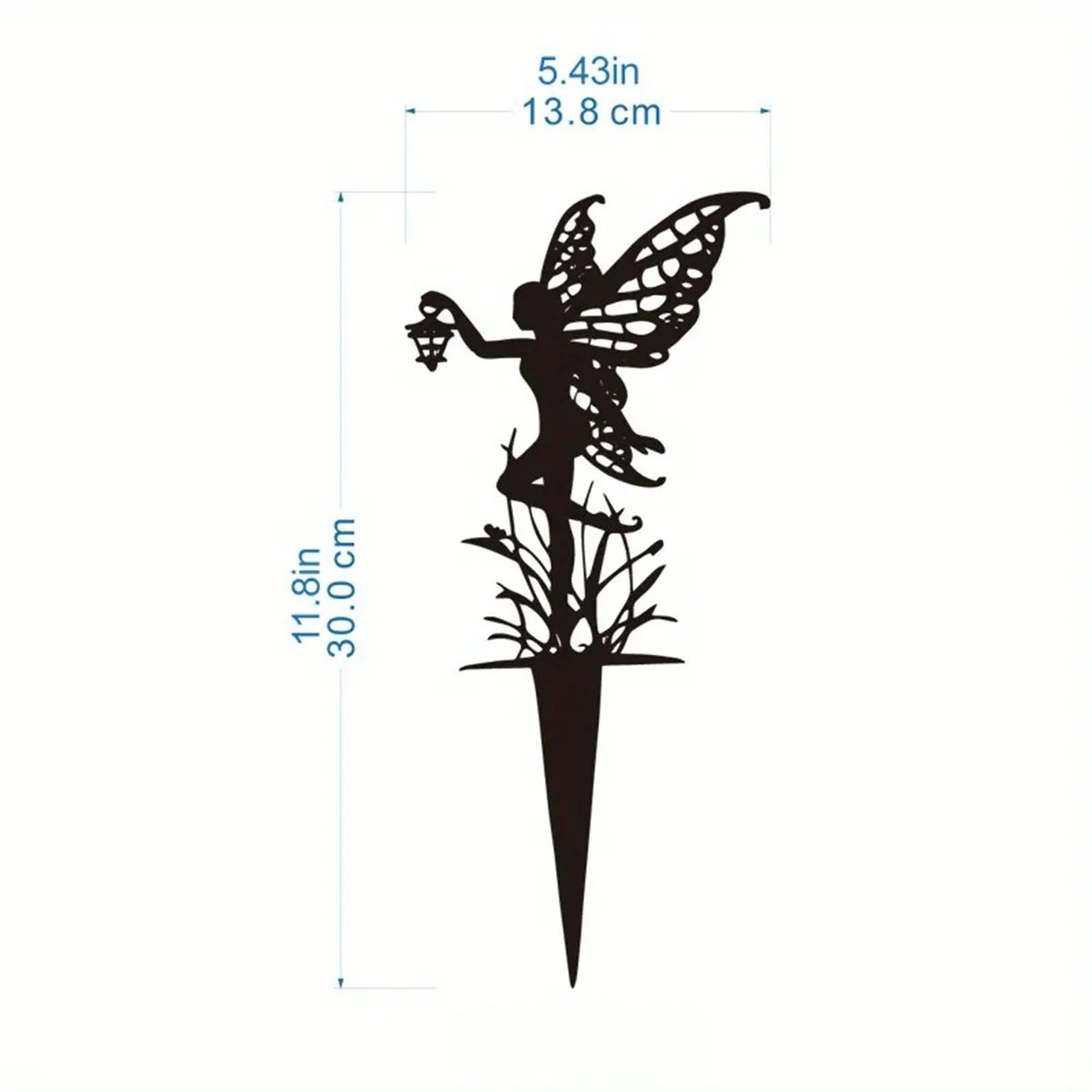 Garden Fairy Metal Outdoor Decor for Your Patio and Lawn