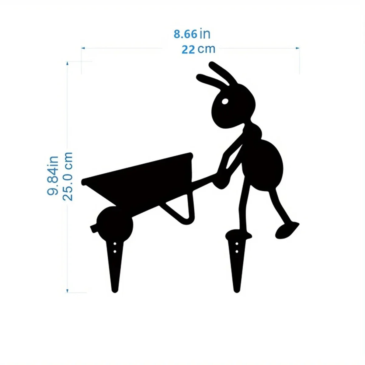Garden Fairy Metal Outdoor Decor for Your Patio and Lawn