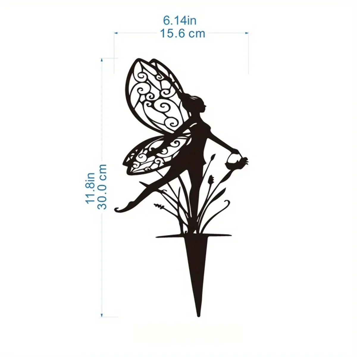 Garden Fairy Metal Outdoor Decor for Your Patio and Lawn