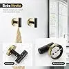 Black Gold Bathroom Hardware Set Accessories Wall Mounted Stainless Steel Towel Bar Towel Ring Toilet Paper Holder Hook Bathroom